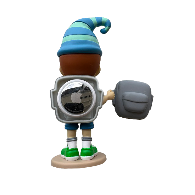 Gavin Gnome on the Go, Rear View